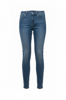 Pantalones mezclilla tubulares cintura baja, entallados-1