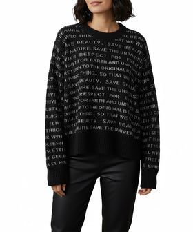 Suéter save the universe negro - 0