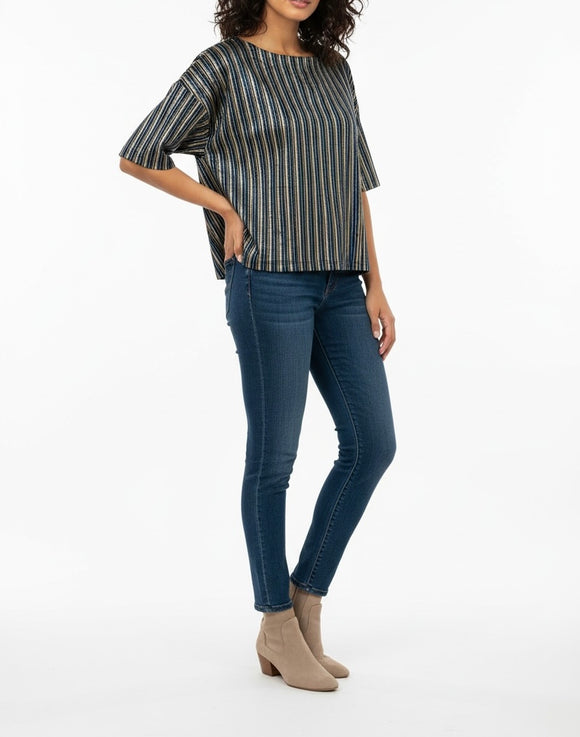 Blusa raya acabado brillante