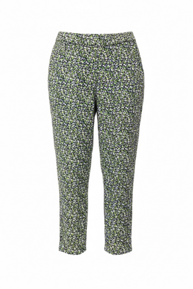 Pantalón floral verde y azul tipo leggins