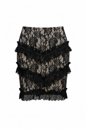 Falda de encaje