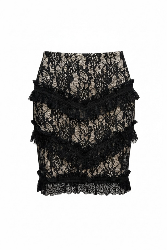 Falda de encaje
