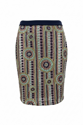 Falda con lentejuela colores