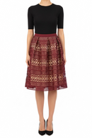 Falda tinta patrón tejido-2