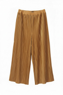 Pantalón suelto color cobrizo media pierna-1