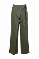 Pantalón de vestir verde olivo cruzado-1