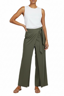 Pantalón de vestir verde olivo cruzado-2