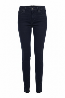 Pantalón de vestir tipo pana, con bolsillos al frente cierre