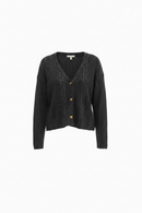 Suéter Oxford oversize de botón al frente.-1