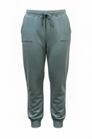 Jogger afelpado azul turquesa quemado, con bolsillos-1