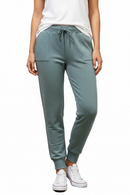 Jogger afelpado azul turquesa quemado, con bolsillos-2