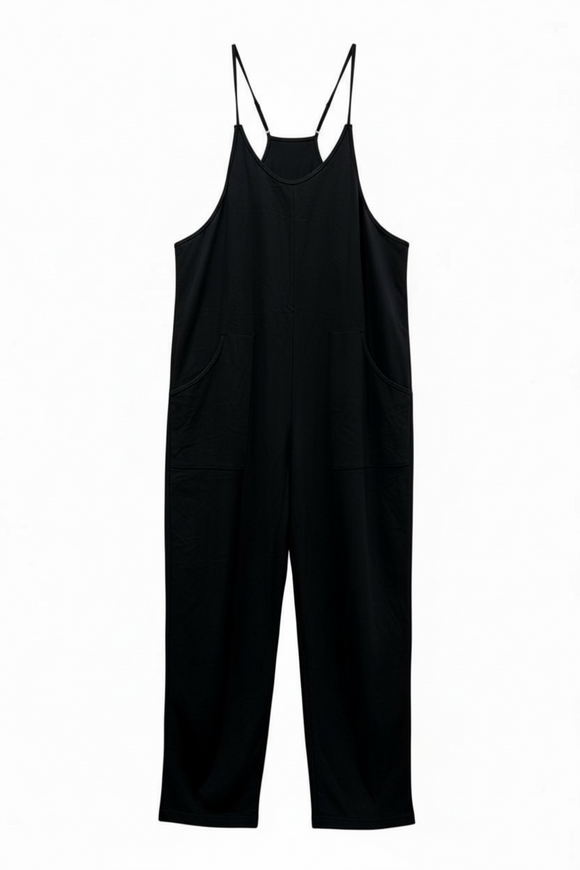 Mono de tirante con bolsillo amplio al frente y tirante regulable